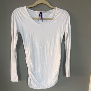 Seraphine White maternity long sleeve top XS